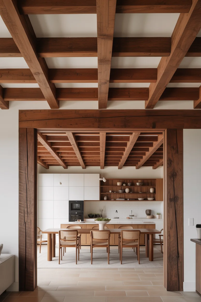Add Architectural Details With Ceiling Beams