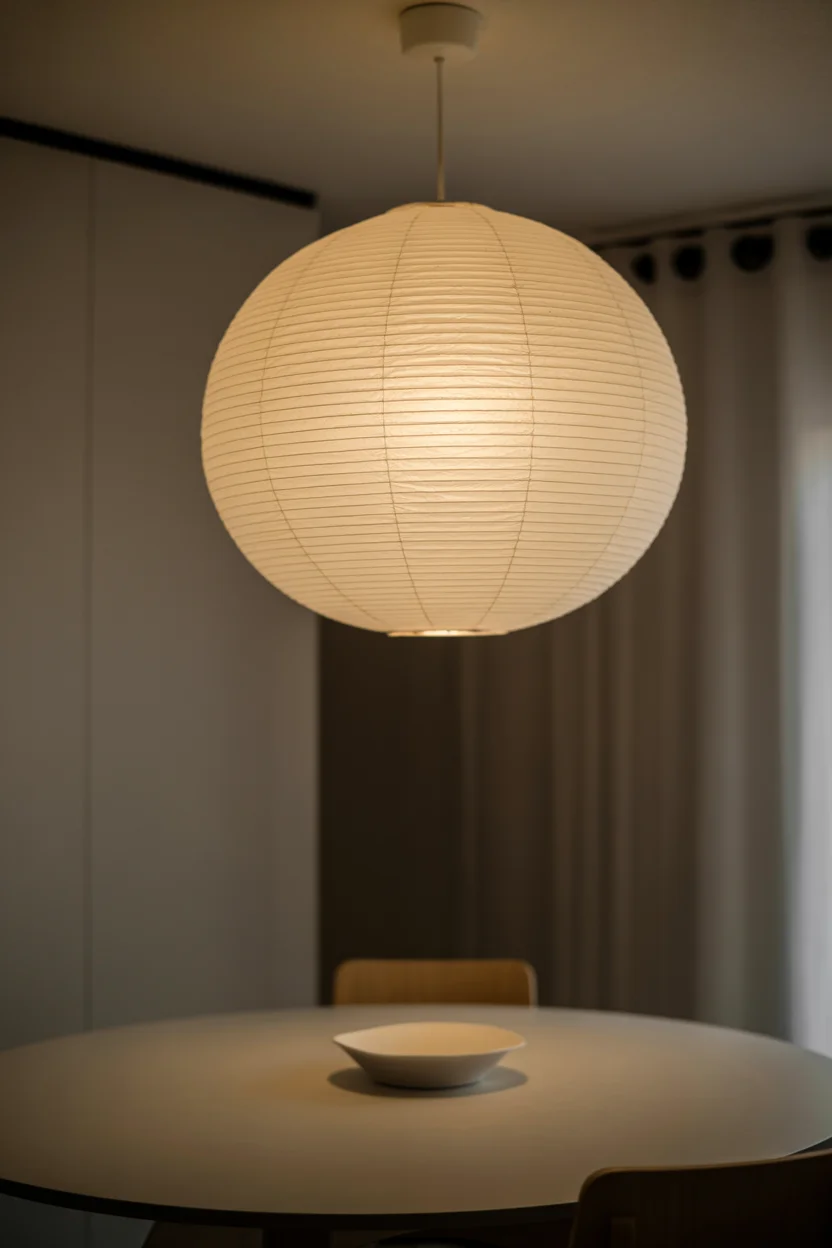 Paper Lantern Pendant for Soft Ambient Lighting