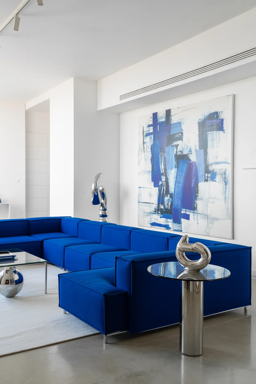 Cobalt Blue Bold Contemporary