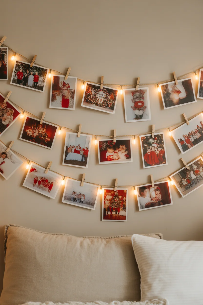 Personalized Christmas Photo Display
