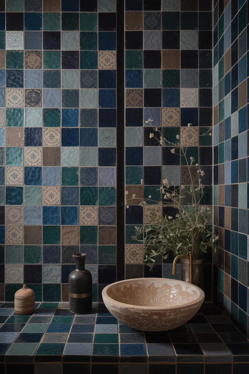 Charcoal Zellige Tiles