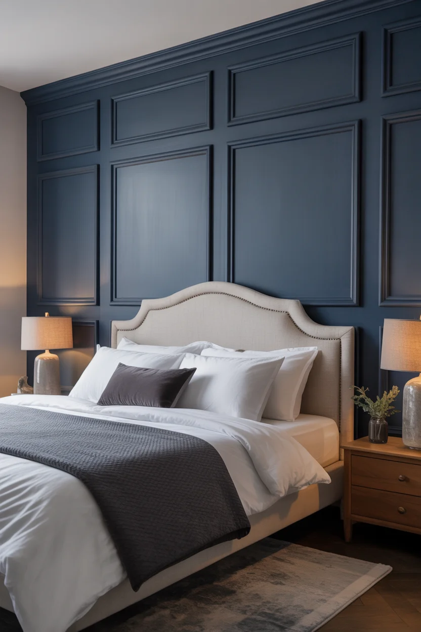 Create a Feature Wall Behind the Bed