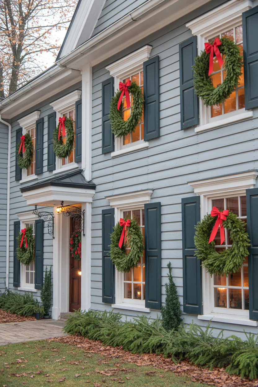 Wreaths on Every Window