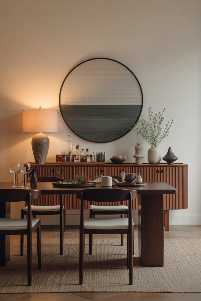 Add a Bar Cart or Buffet as a Boundary