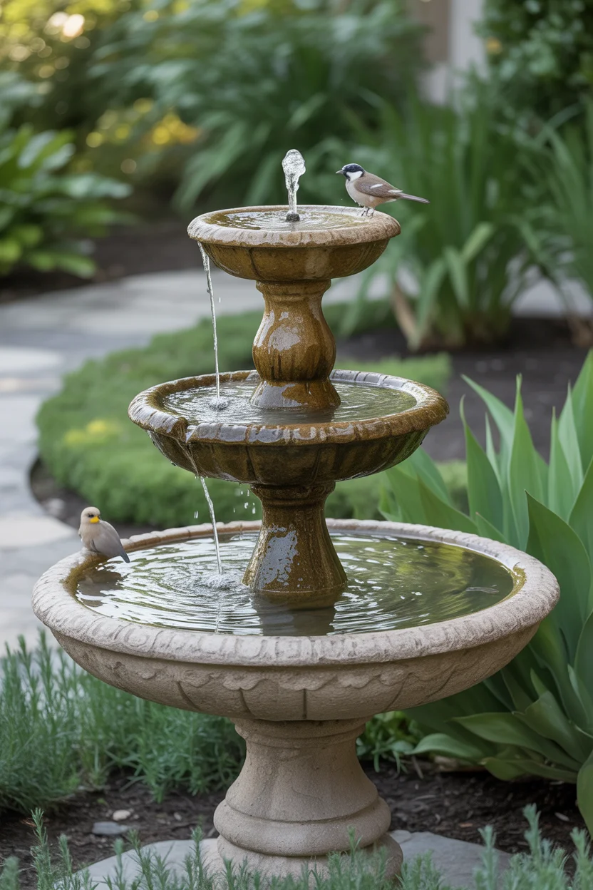 Design a Tiered Water Feature