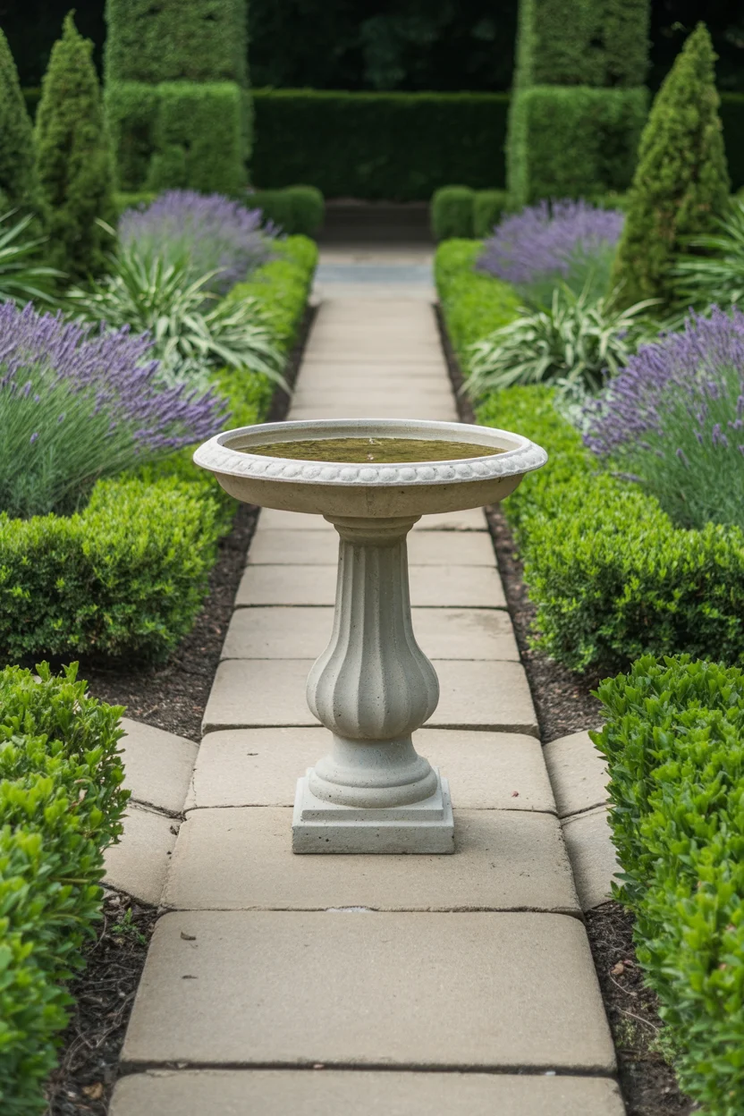 Position a Classic Pedestal at Garden Center