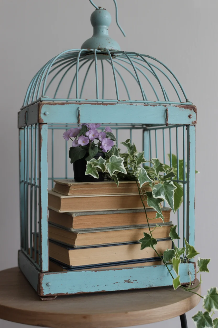 Style as a Vintage Book Planter