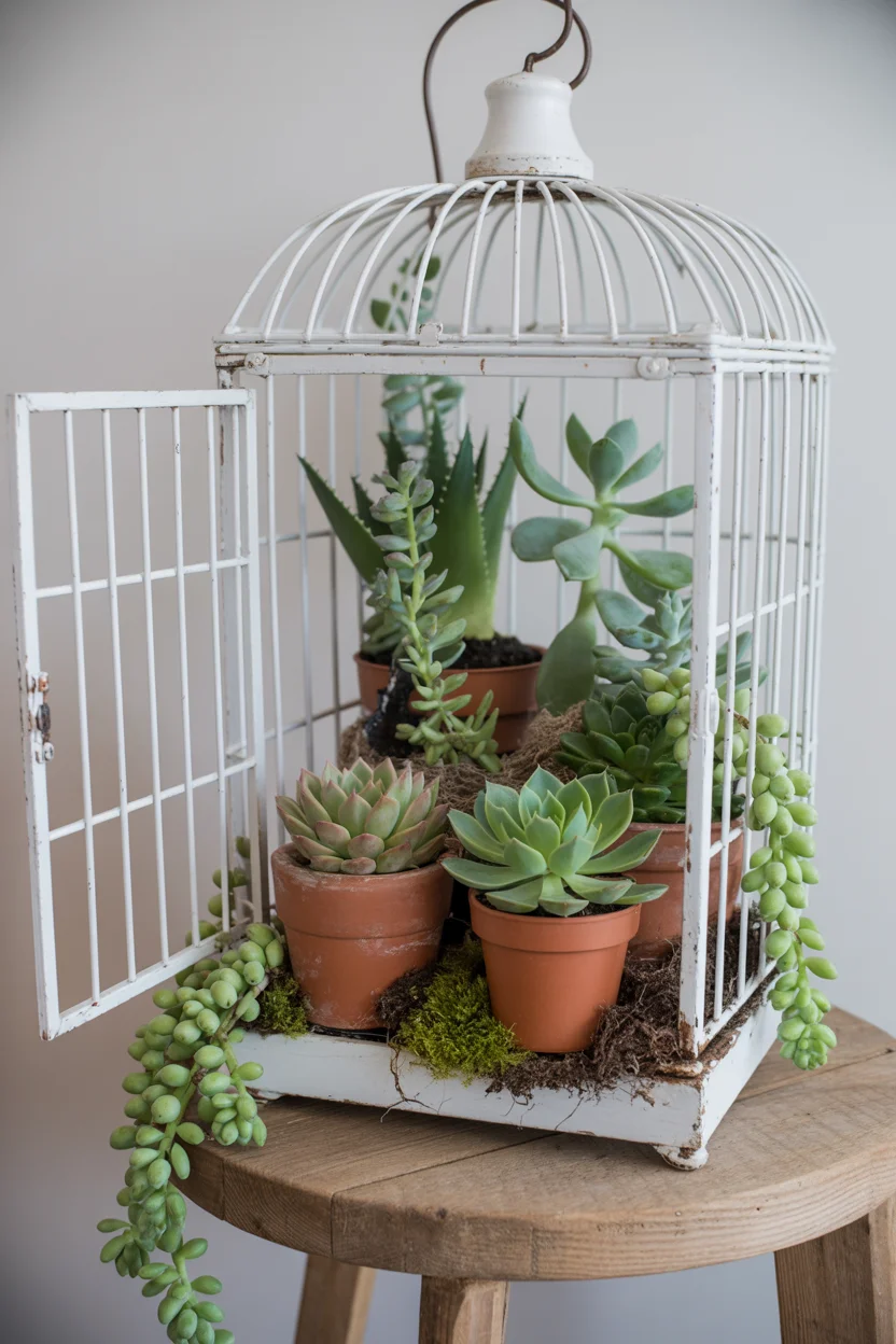 Style as a Succulent Garden Display