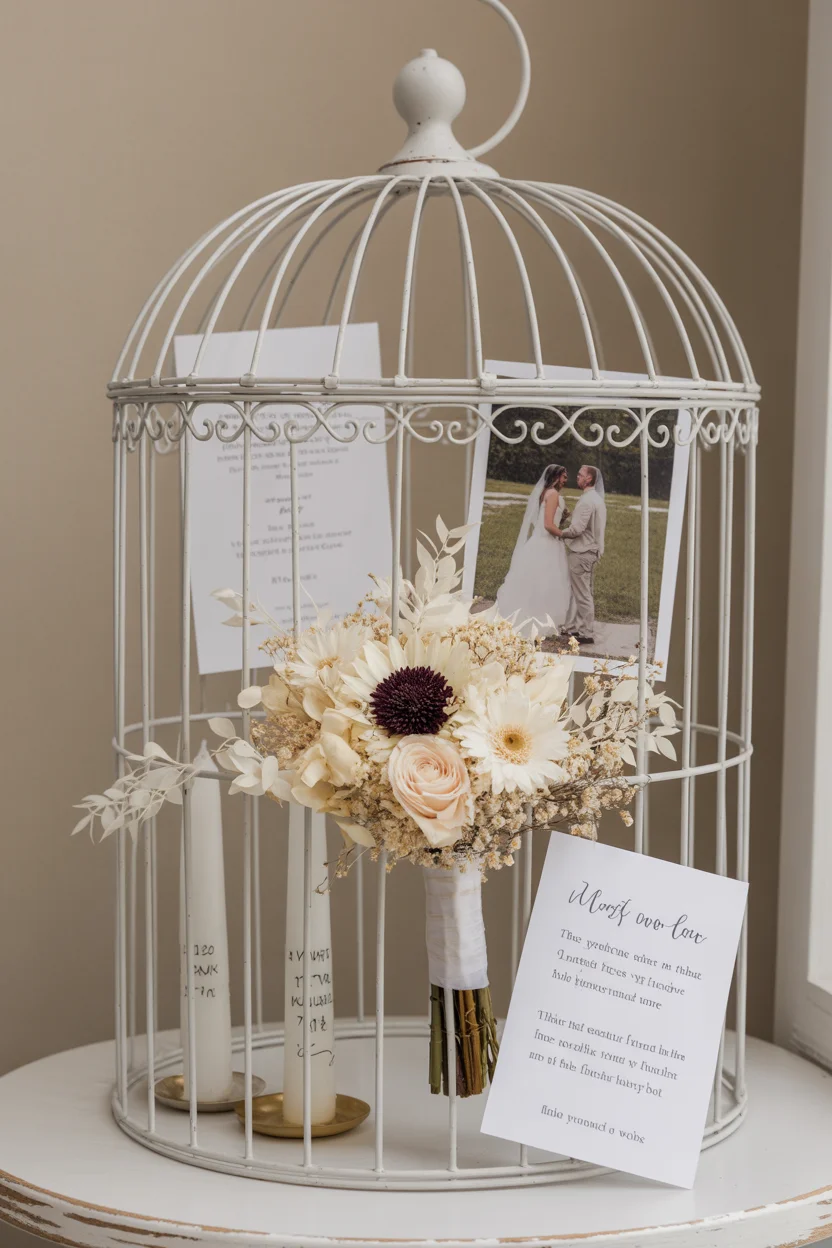 Create a Wedding Memory Display