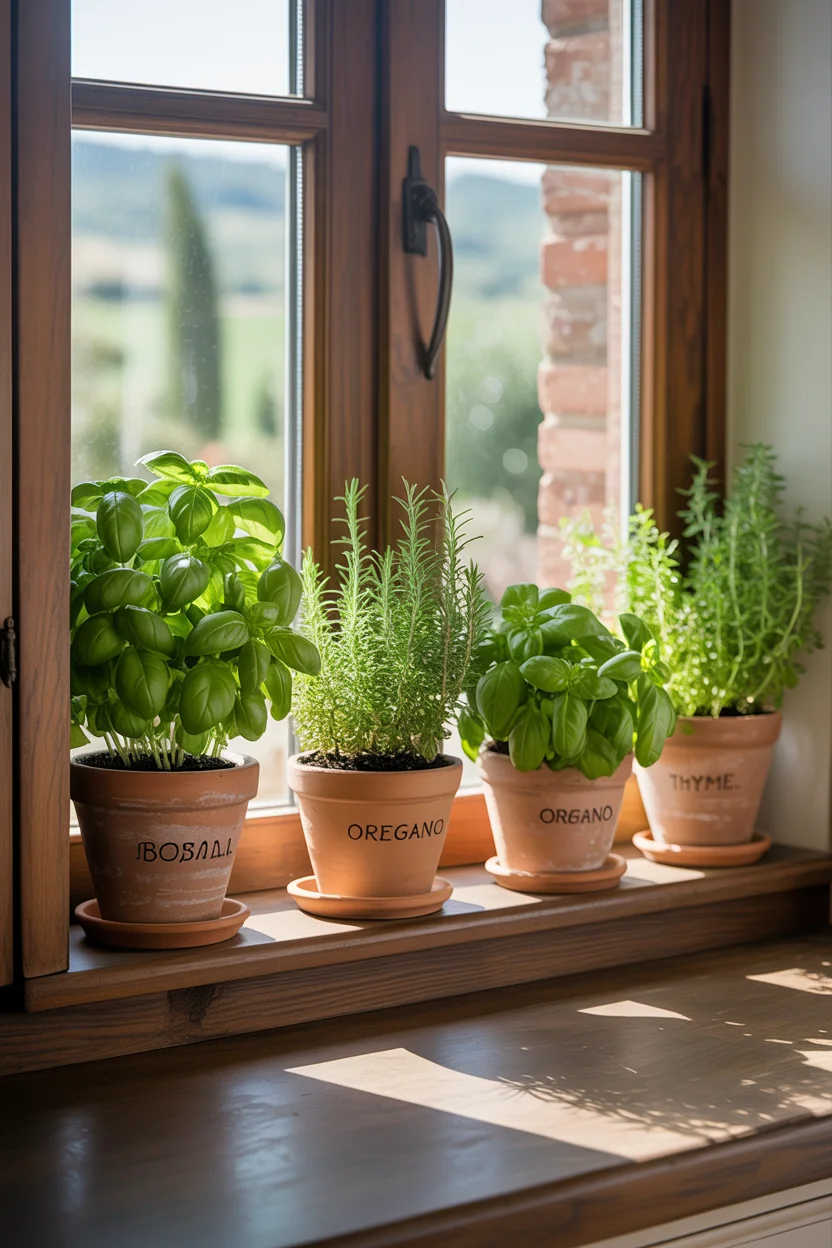Herb Garden and Natural Elements