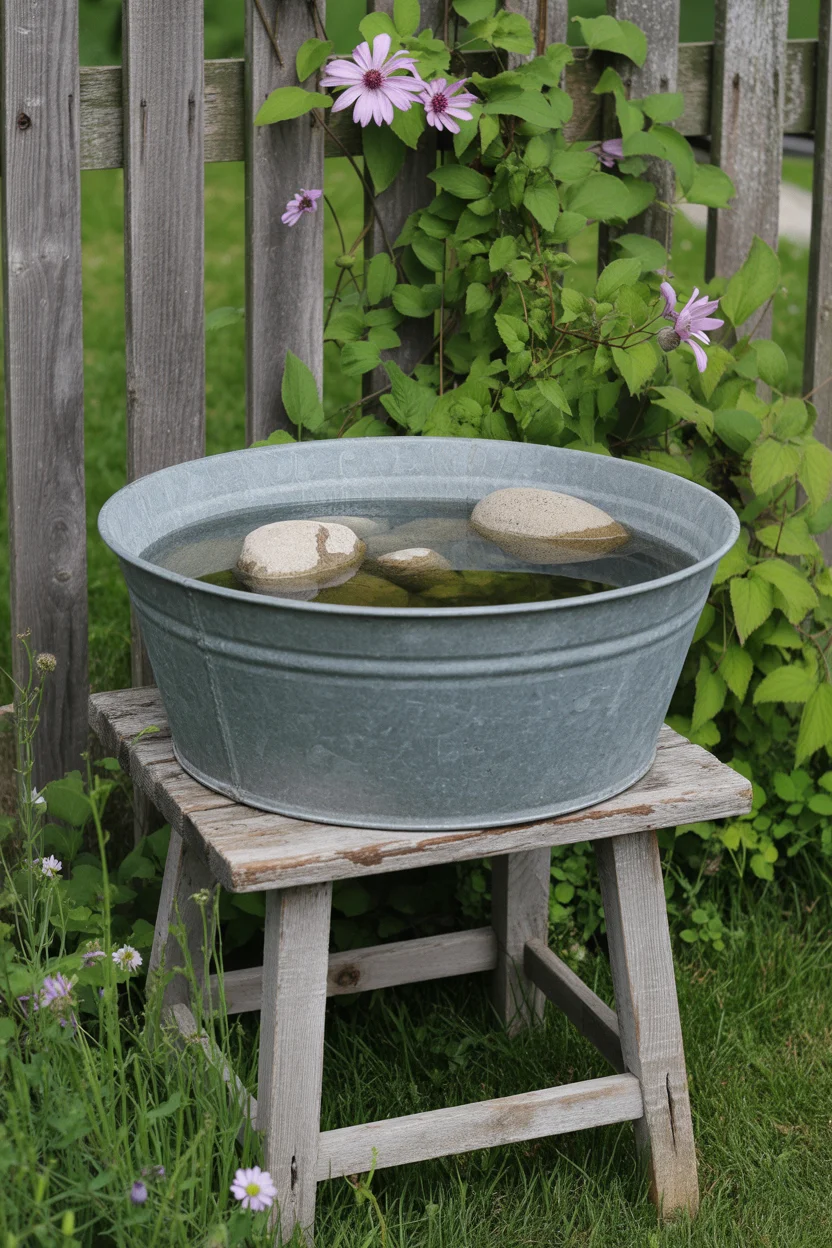 Use a Vintage Repurposed Container