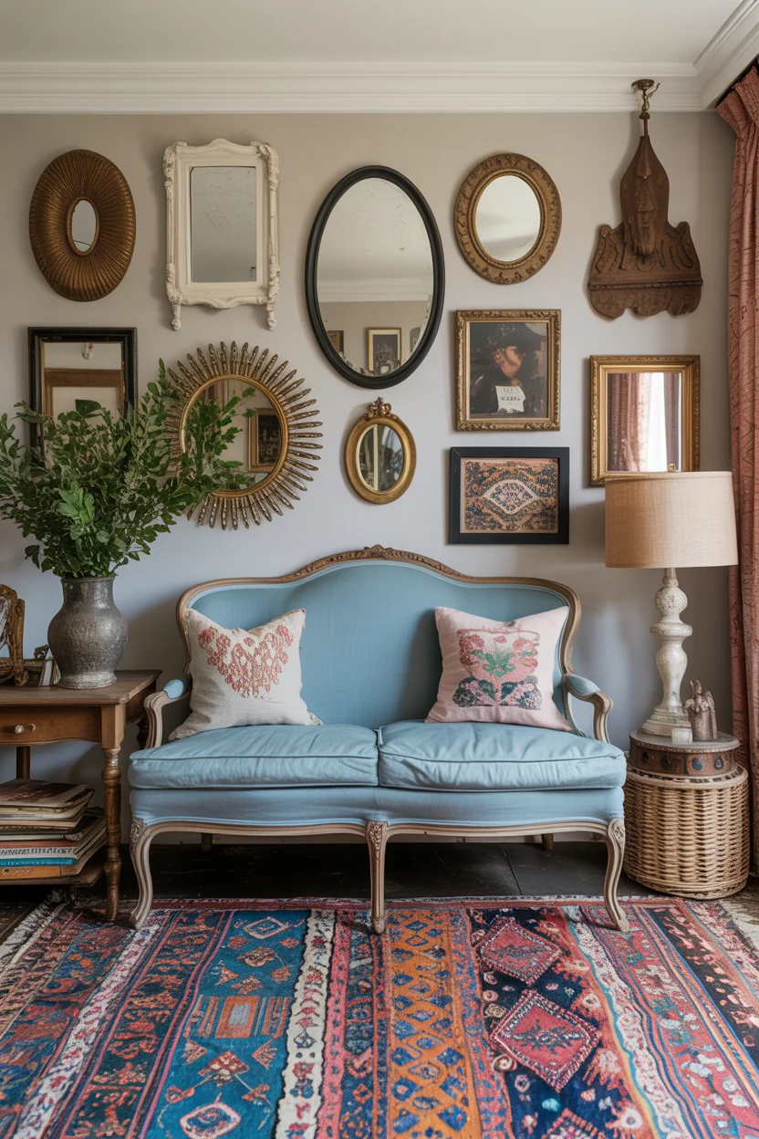 Robin's Egg Blue Vintage Eclectic