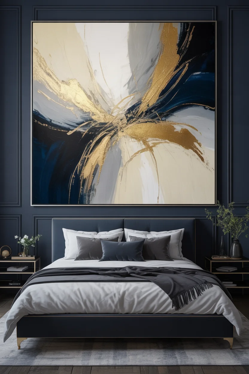 Feature Statement Artwork With Light Elements
