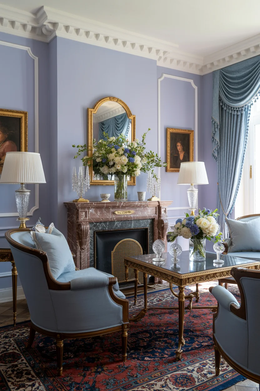 Periwinkle Romantic Traditional