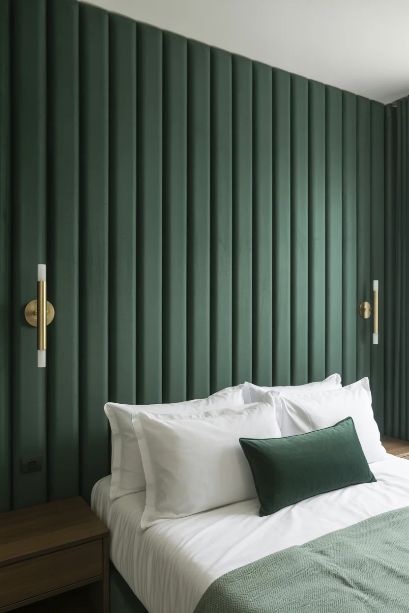 Statement Headboard as a Focal Point