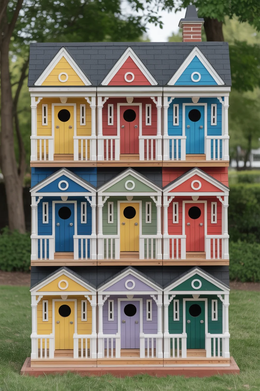 Multi-Family Birdhouse Condo With Separate Units