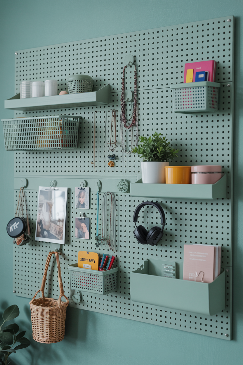 Design a Custom Pegboard Organization Wall