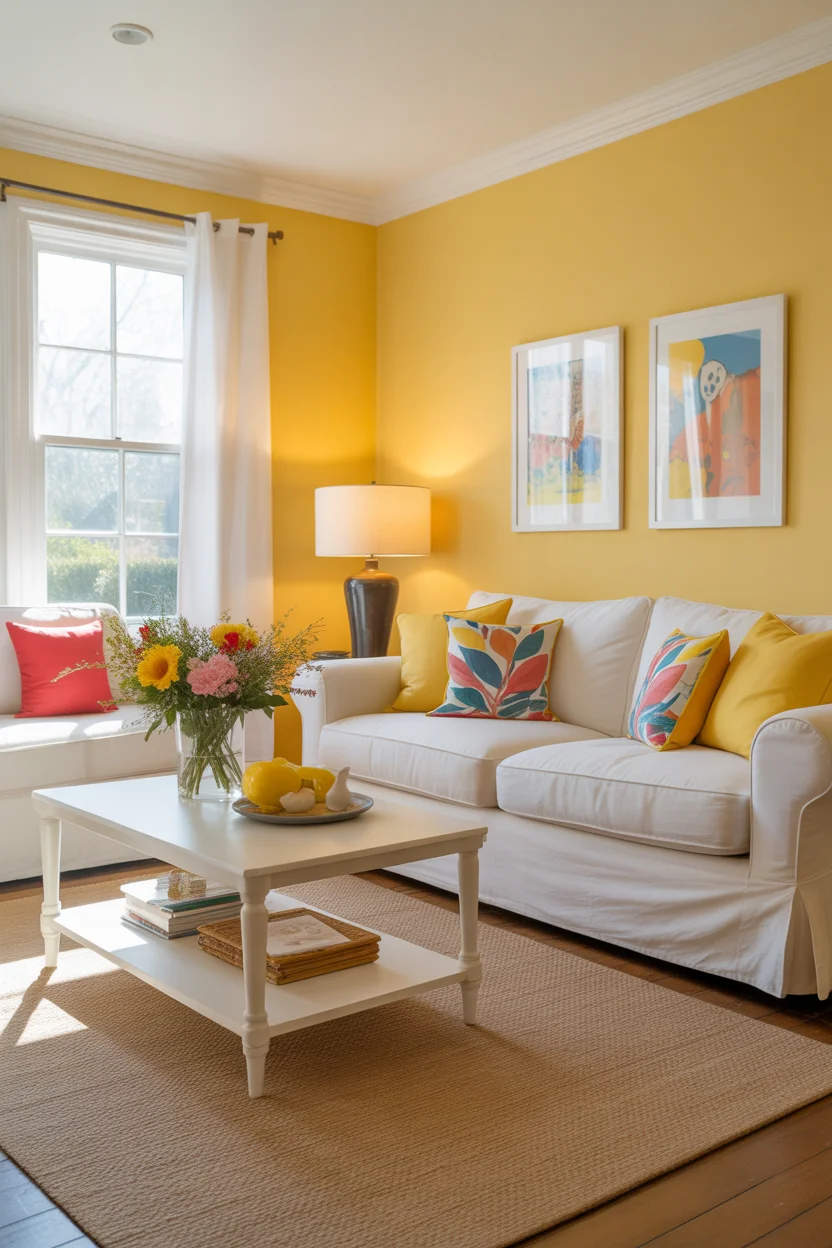 Sunny Yellow – The Optimistic Cheerleader