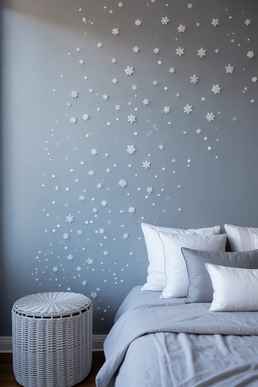 Snowflake Wall Decals for Winter Wonder