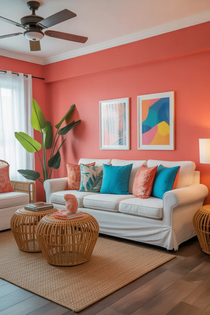 Vibrant Coral – The Social Butterfly