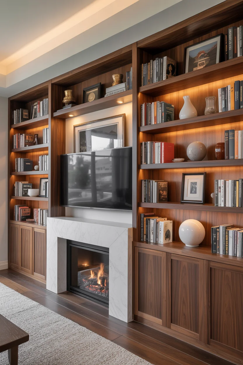Custom Built-In Shelving and Cabinetry