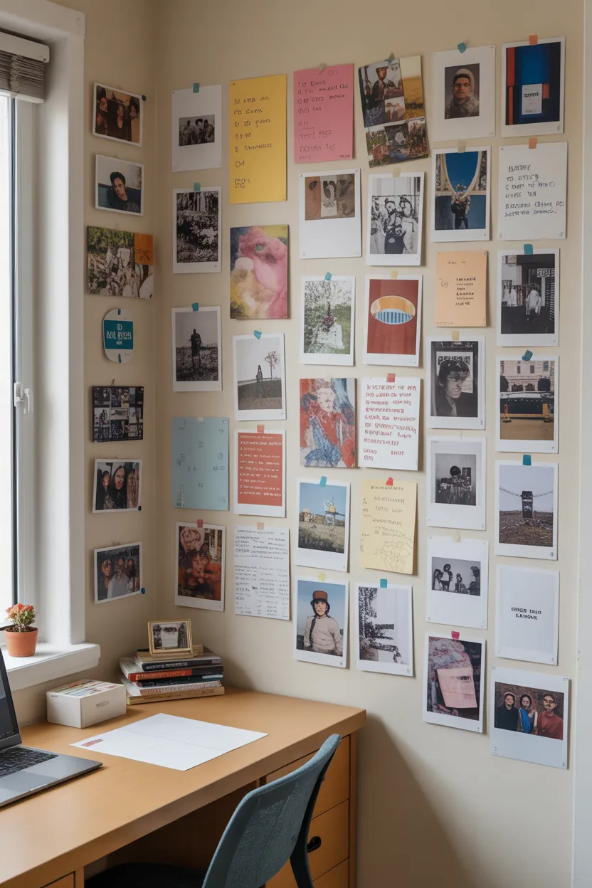 Create a Gallery Wall Using Removable Adhesive Strips