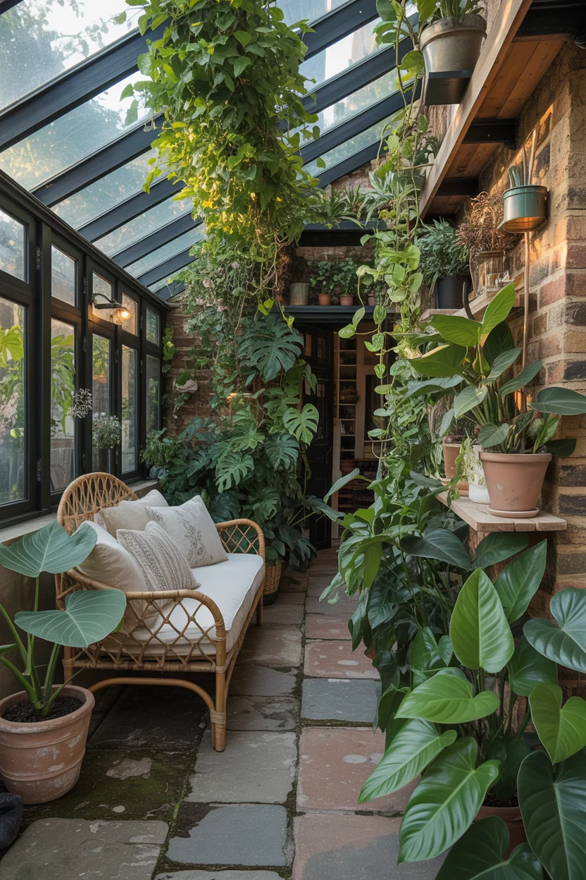 Conservatory With Trailing Plants