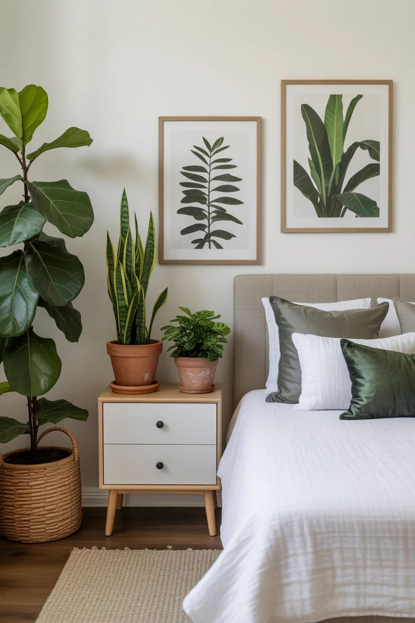 Botanical Prints and Greenery for Fresh Energy