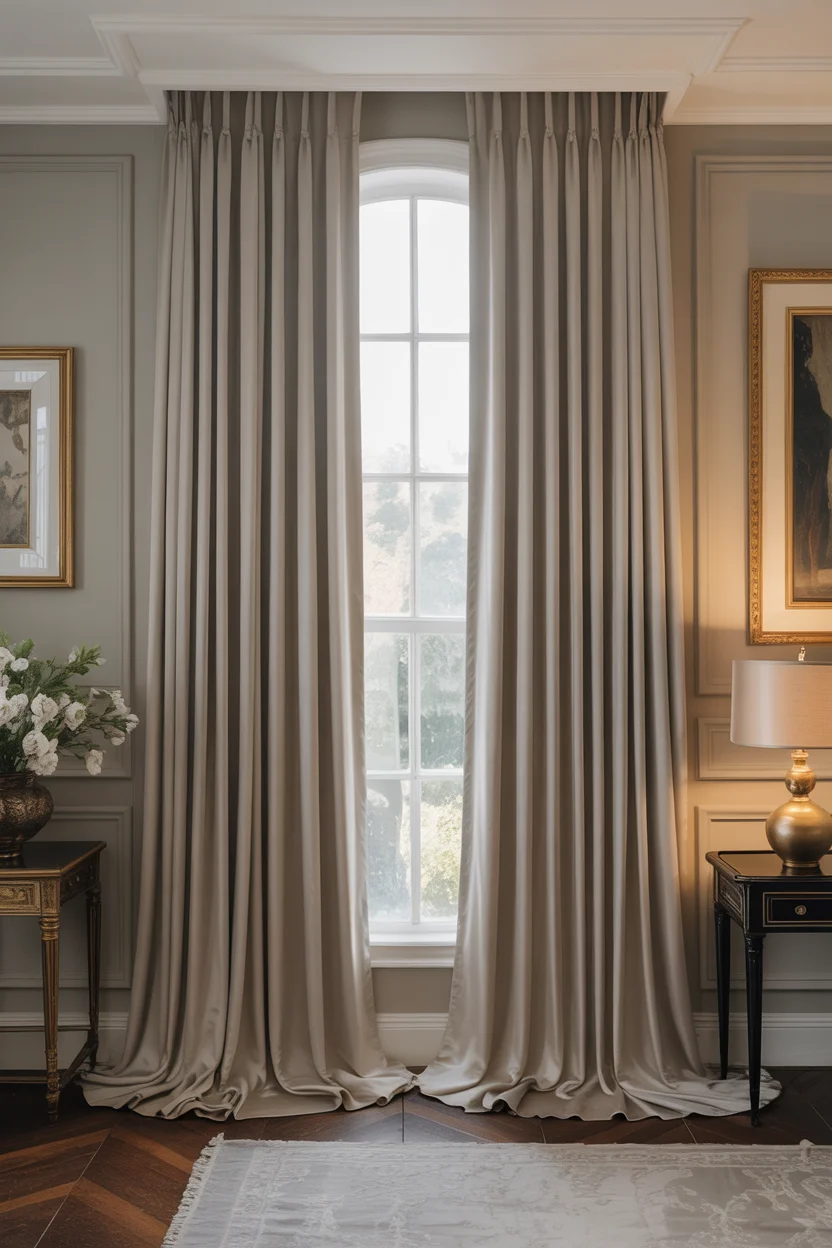 Floor-to-Ceiling Drapery Panels