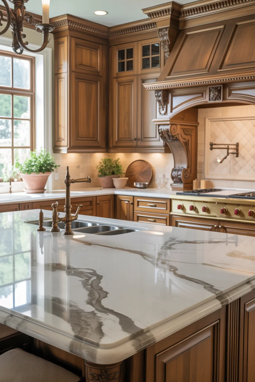 Marble or Granite Countertops