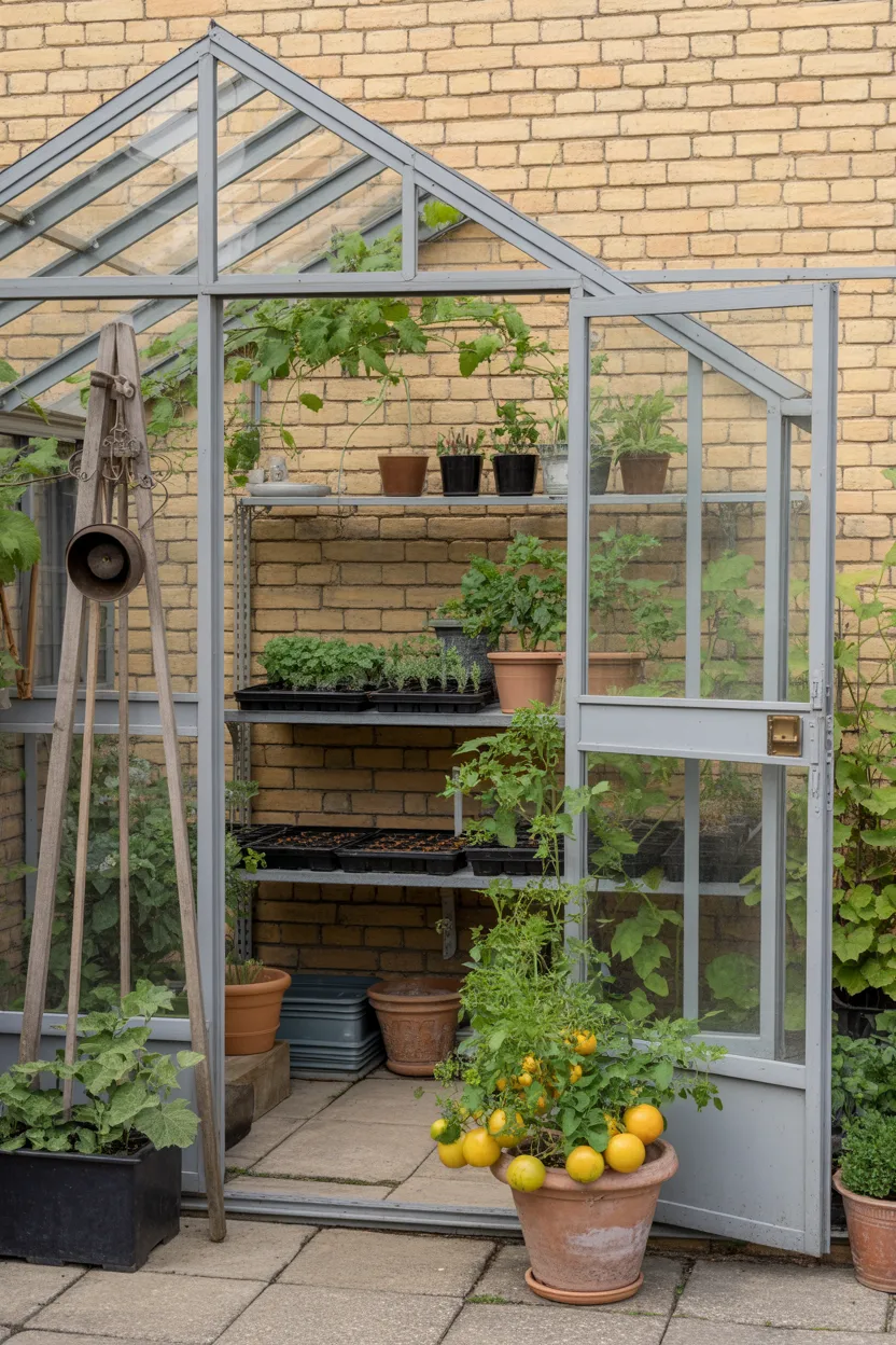 Corner Greenhouse or Cold Frame Garden