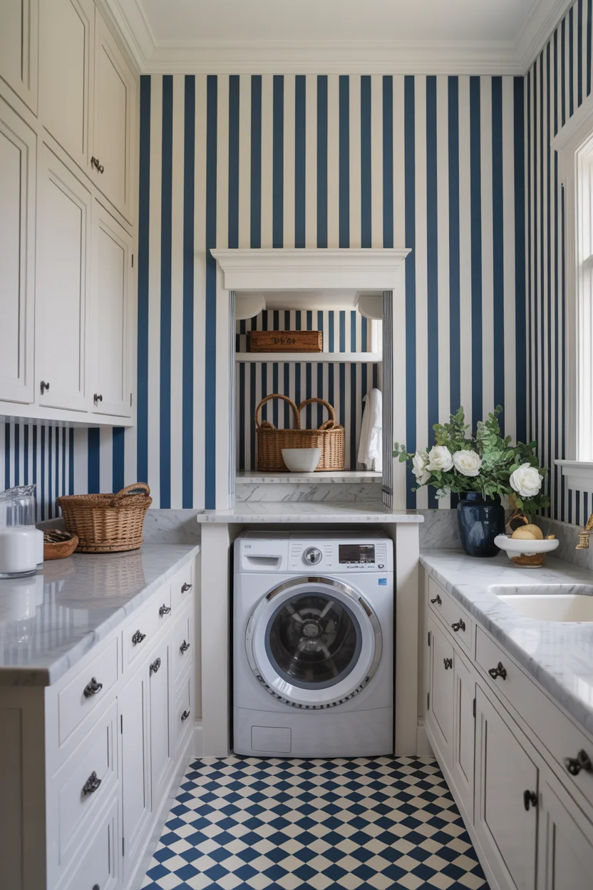 Classic Vertical Stripe Wallpaper