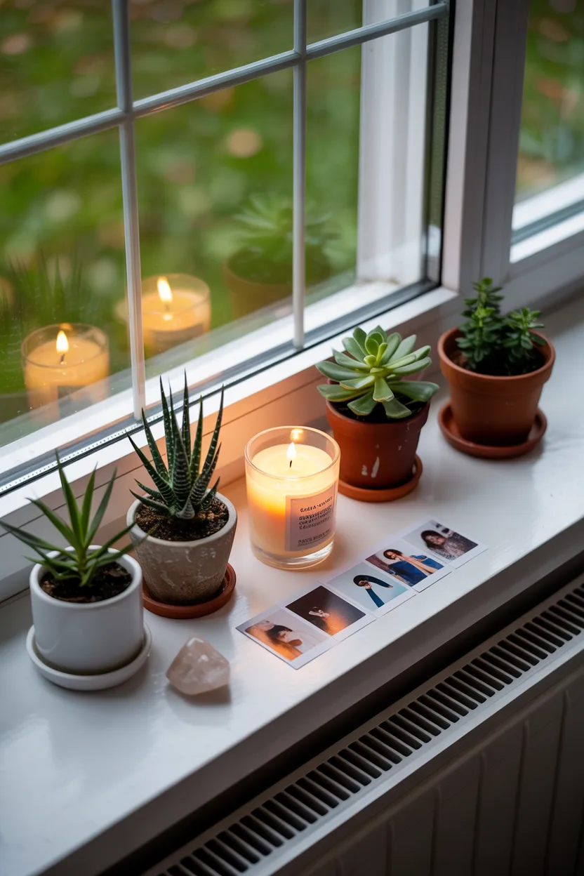 Style Your Windowsill as a Mini Plant and Mood Station