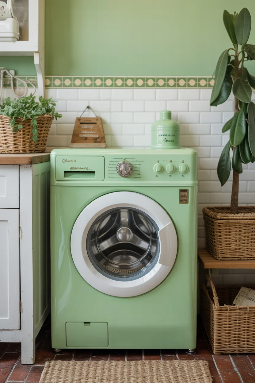 Pea Green Vintage Appliances