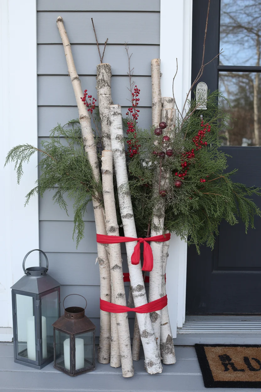 Natural Birch Log Bundles