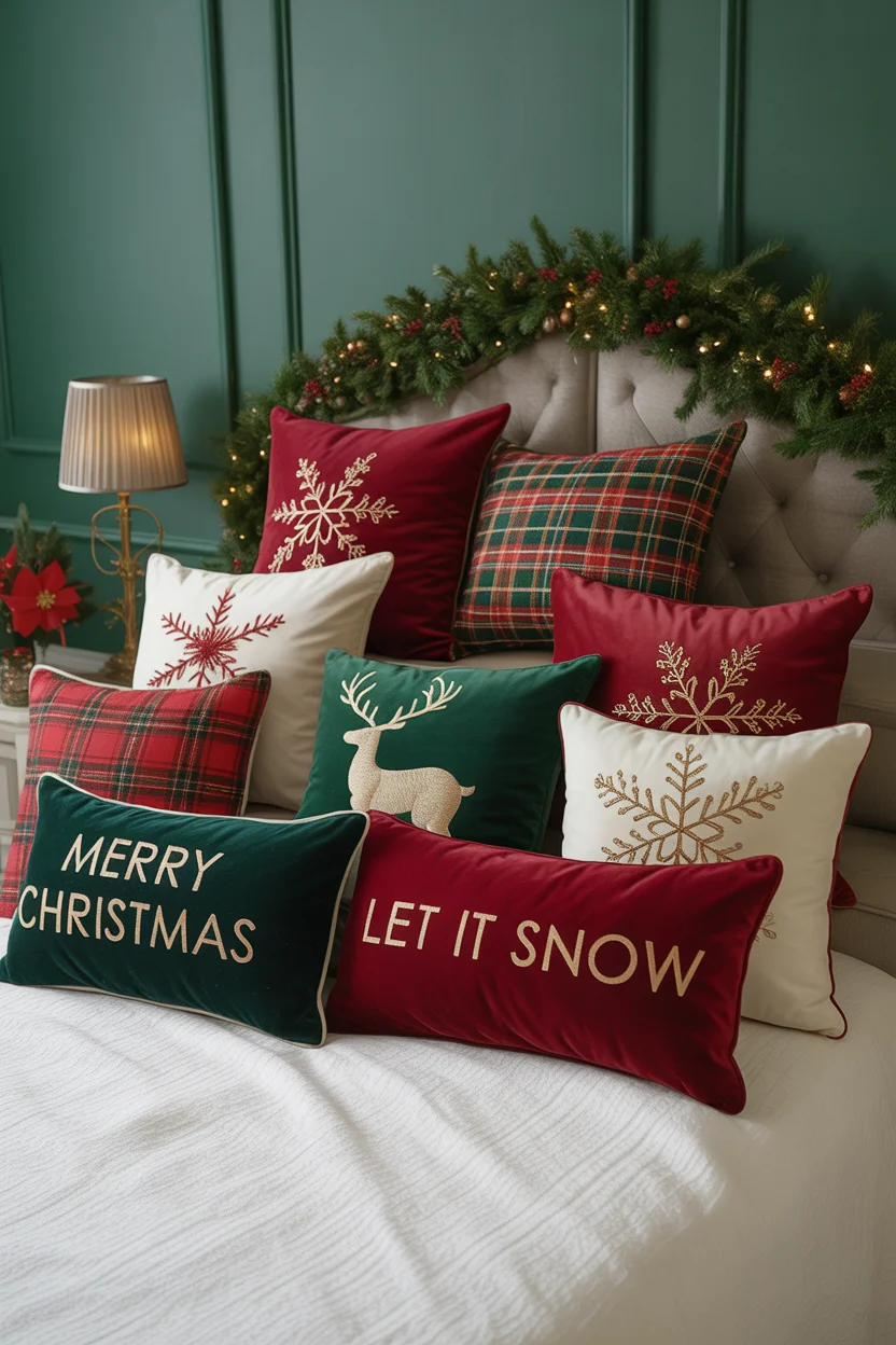Festive Throw Pillow Collection