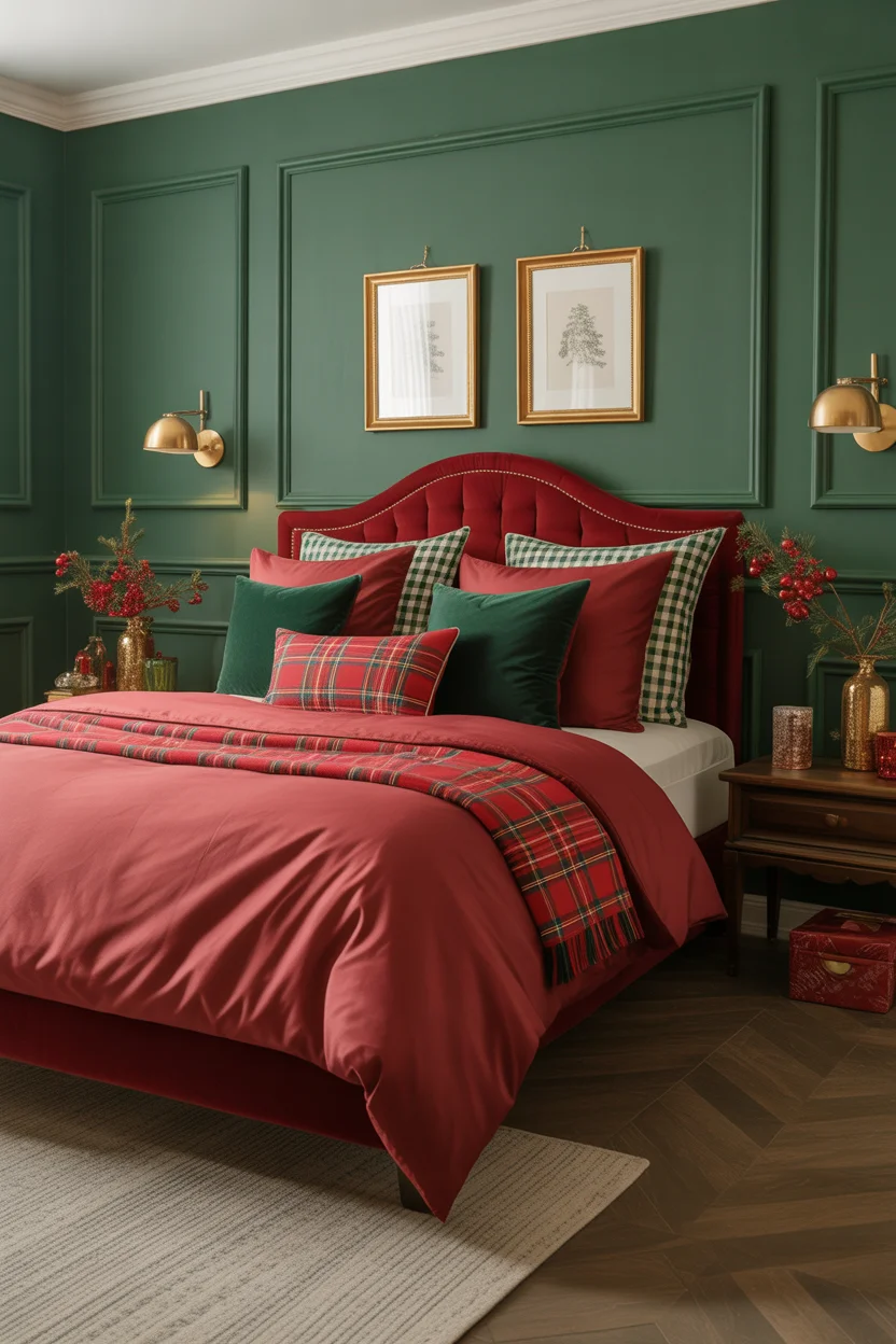 Red and Green Color Scheme for Classic Christmas
