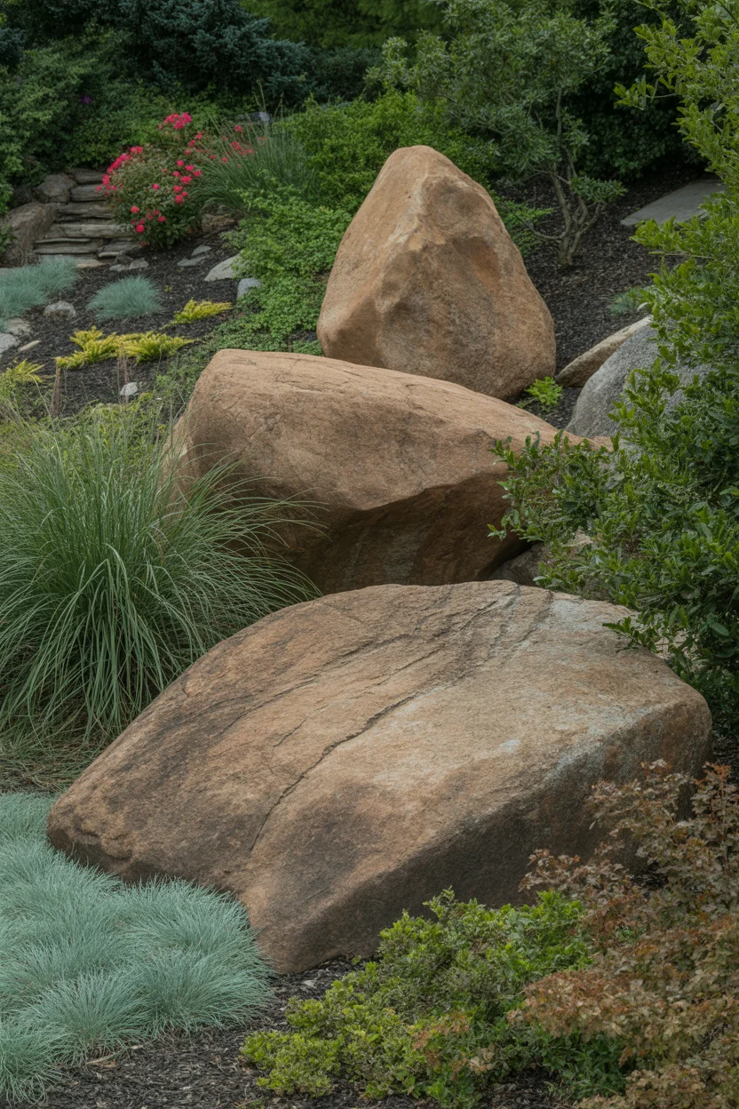 Use Large Boulders as Anchors