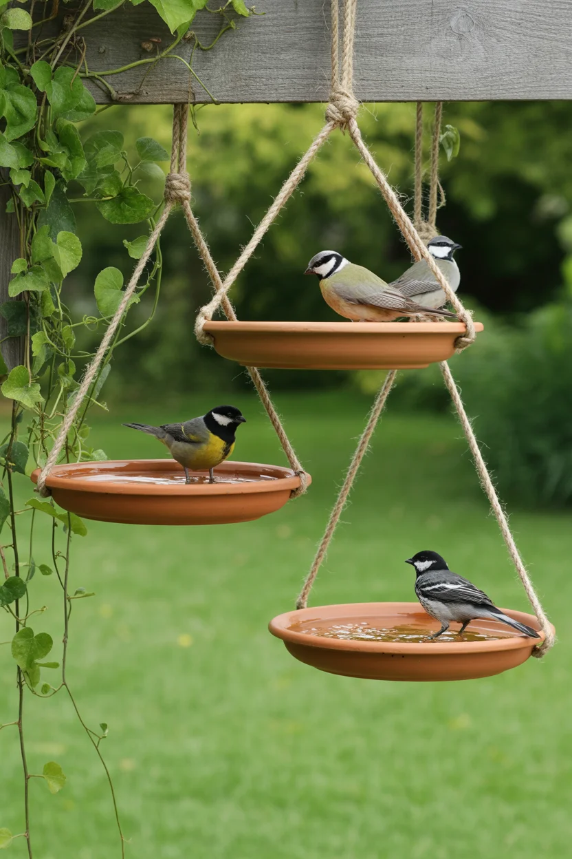 Hang Multiple Saucer-Style Baths