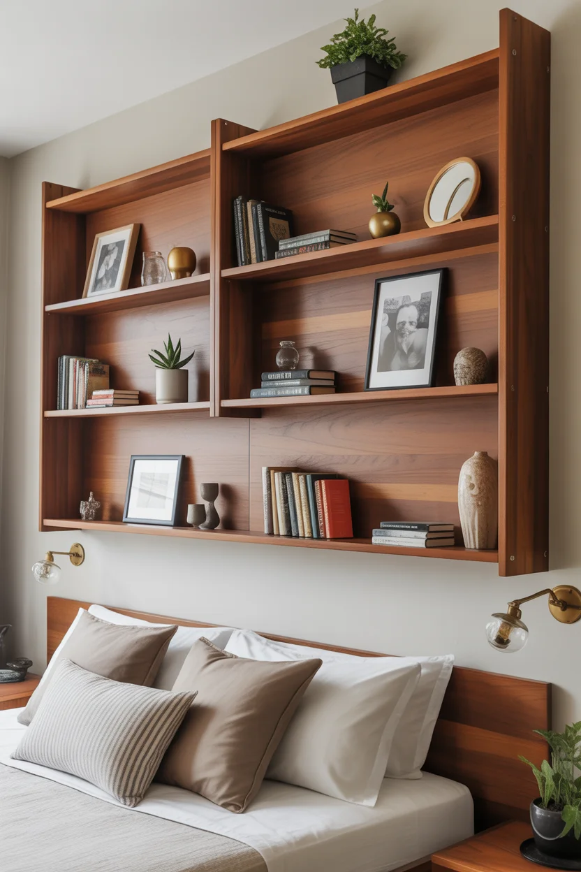 Floating Shelves for Display and Storage