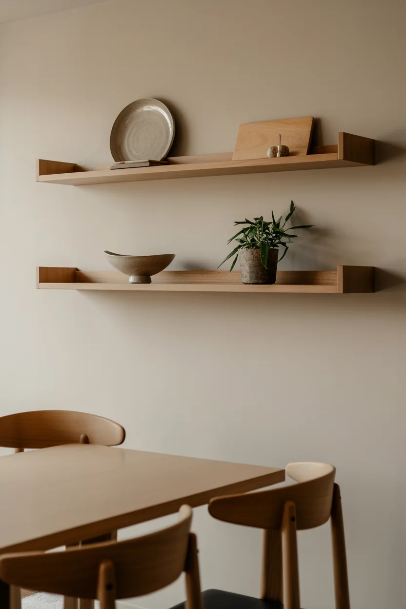 Floating Shelves for Minimalist Display