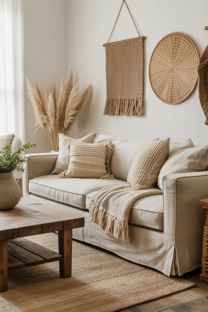 Oversized Linen Sofa for a Relaxed Look