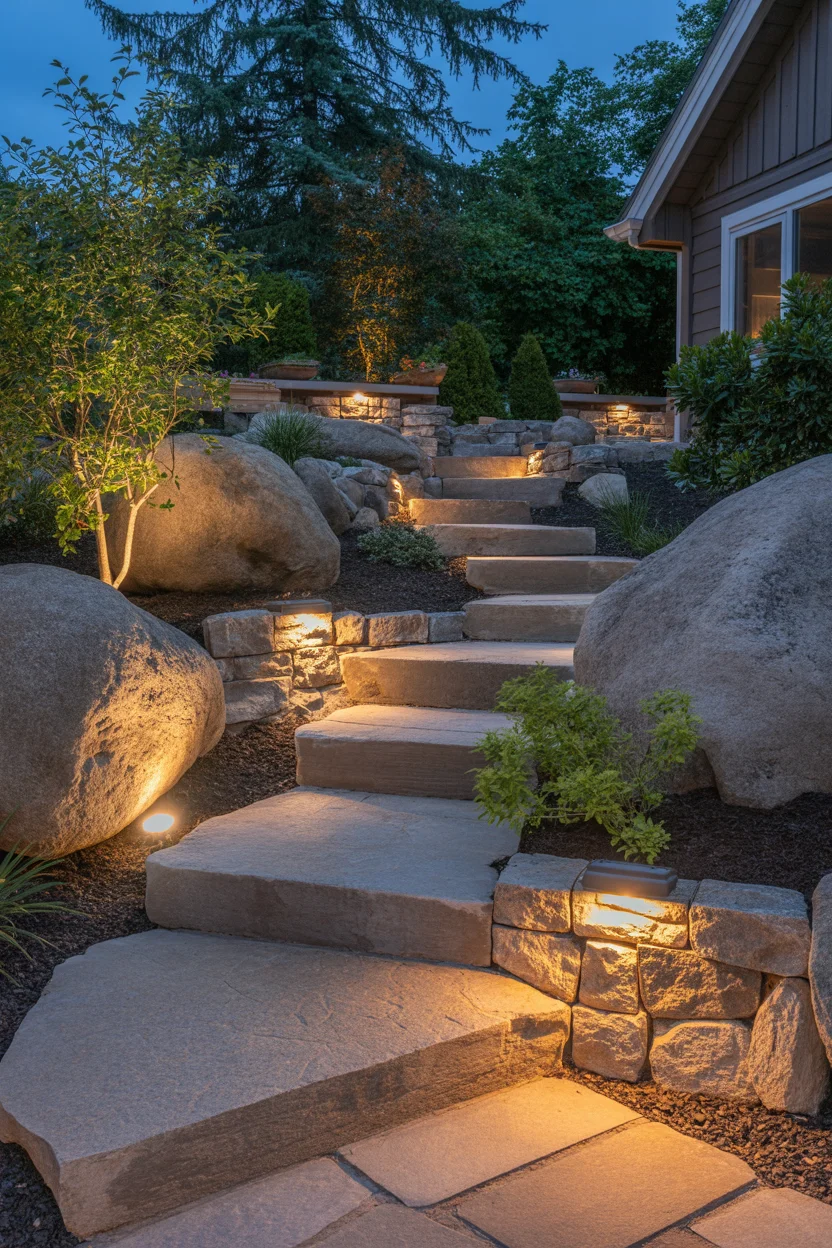 Add Lighting Around Stone Features