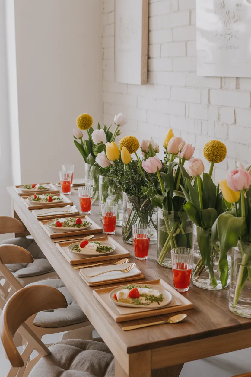  Spring Brunch Flower Station