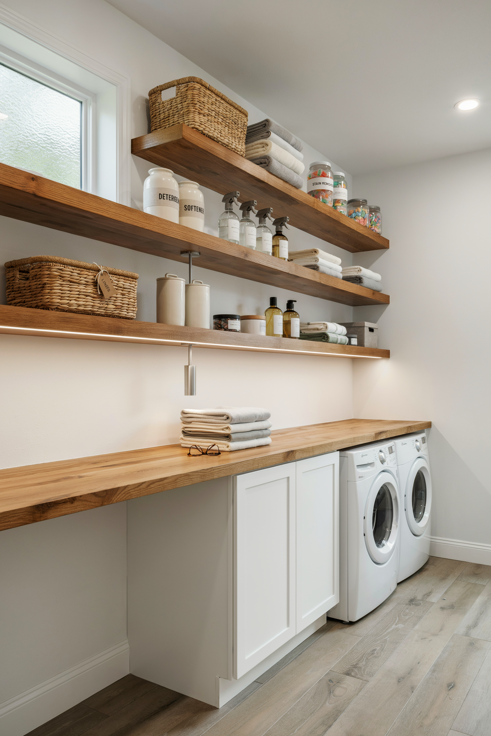Built-In Folding Counter at Ergonomic Height