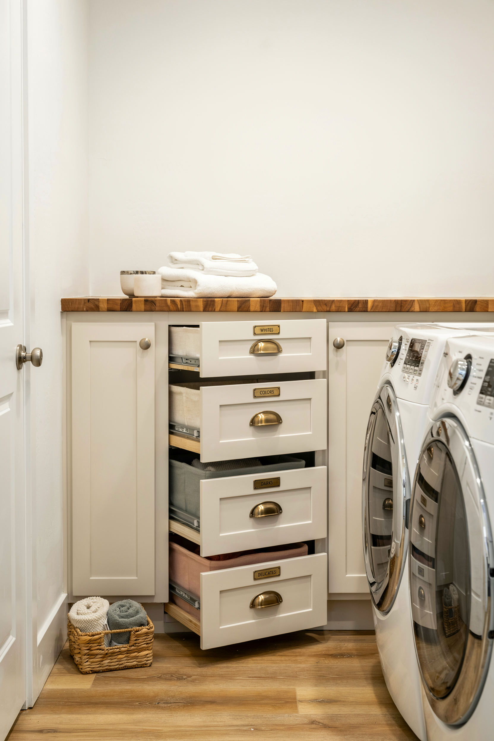 Built-In Hamper System by Appliances