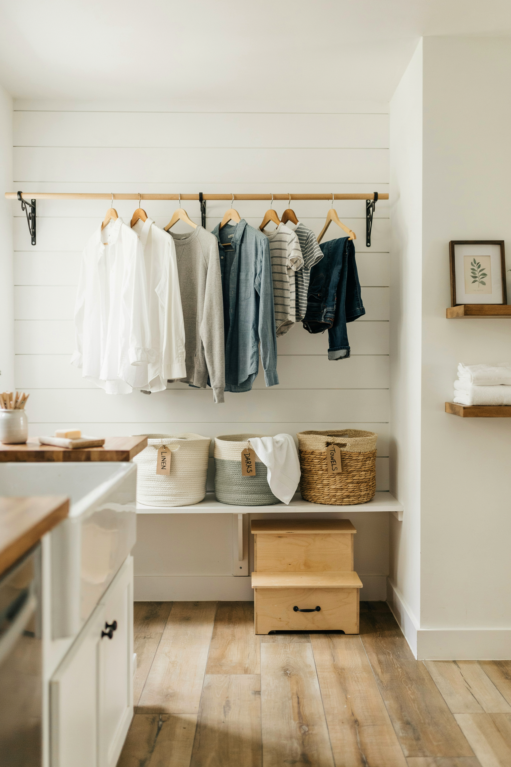 Clothes Rod for Hanging Fresh Laundry