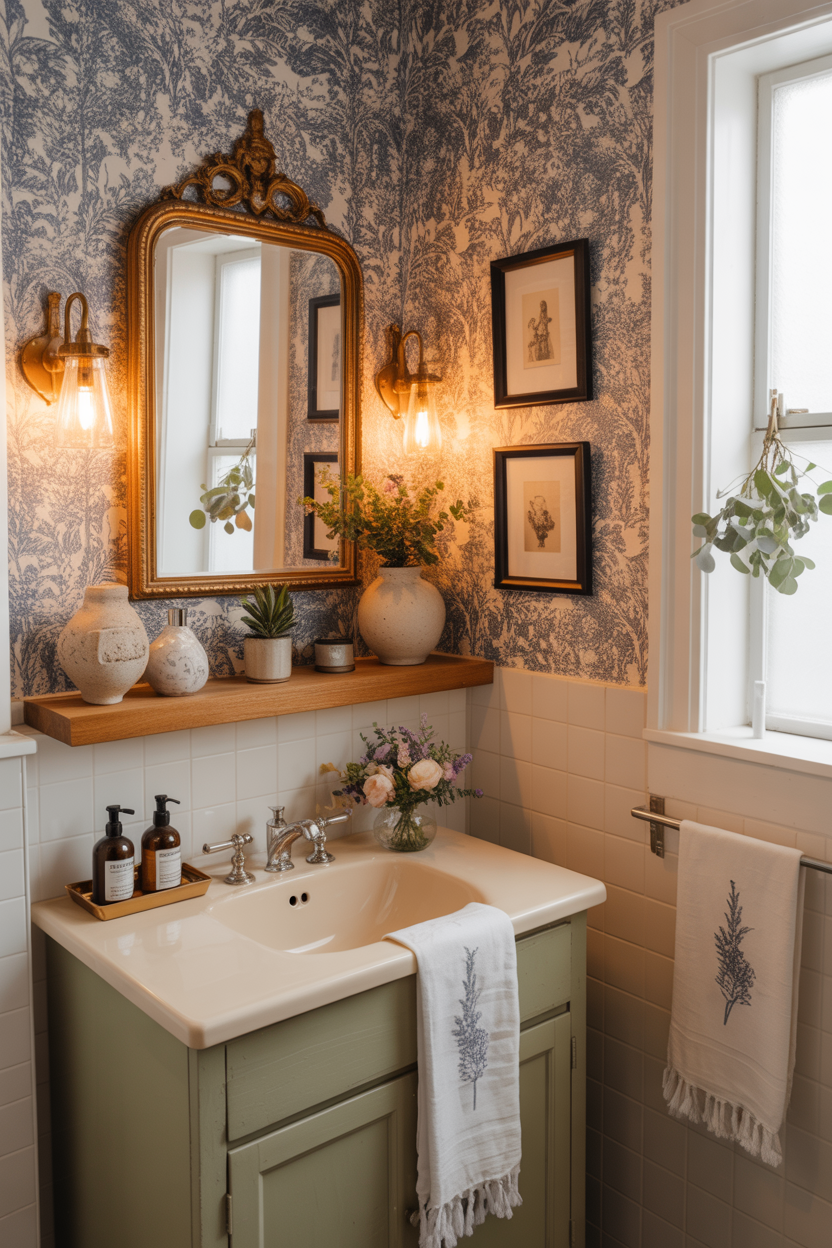 Complete Guest Bathroom With All Style Layers