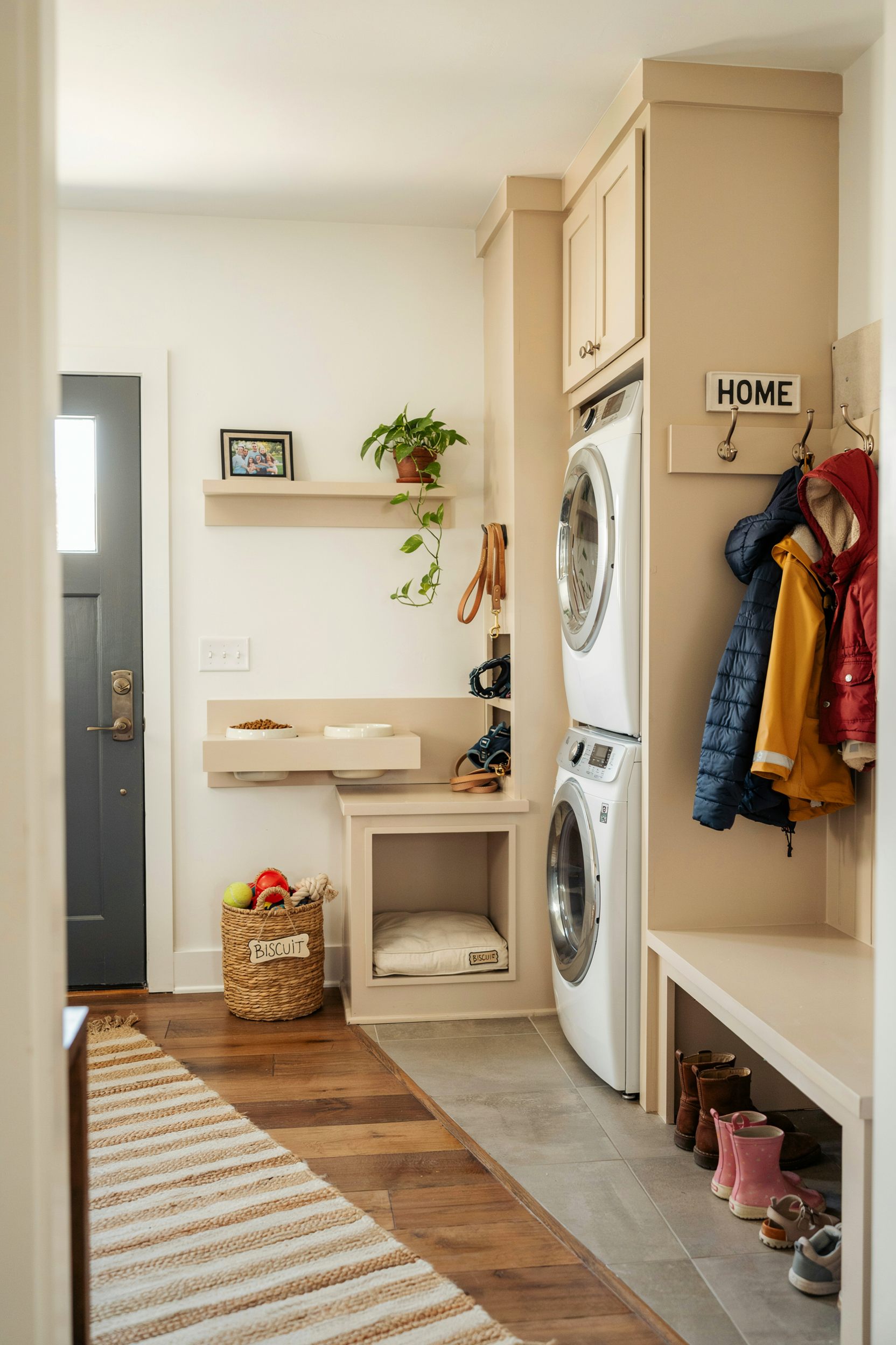  Mudroom Laundry Room With Pet Zone