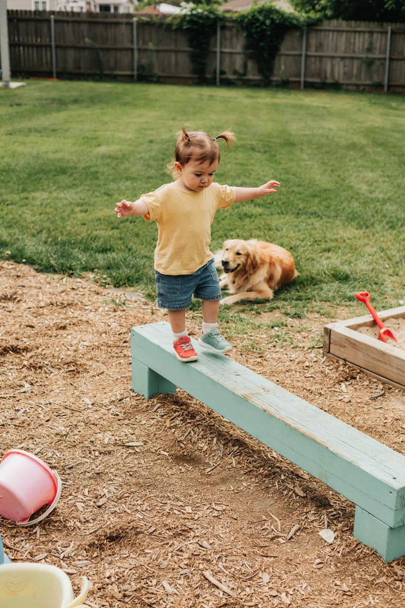 Backyard Balance Beam